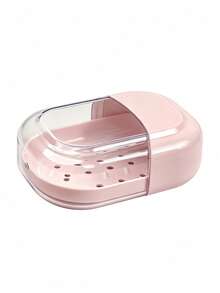 Portable Soap Box, Double-Layer Drainage Travel Mini Soap Storage Box With Lid, Portable Soap Holder For Business Trips - Double-layer Draining - View 10