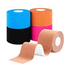 5 Rolls, Kinesiology Tape, Bandage, Muscle Tape, Sports Functional Tape, Dynamic Tape, Suitable For Foot Sports Functional Tape, Daily Exercise, Running - Multicolor - View 8