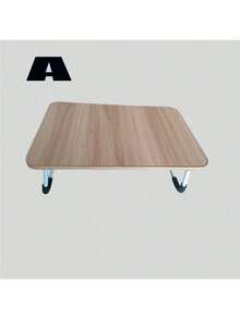 1 pieza Escritorio portátil plegable compacto, mesa para cama ajustable simple, escritorio para regazo para estudiantes de dormitorio - Multicolor - Ver 12