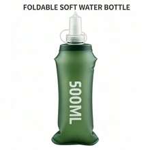 Outdoor Soft Water Bladder Portable Foldable Cycling Soft Water Bottle Sports Hiking Trail Running Backpack TPU Soft Water Bottle - Multicolor - View 7