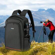 PULUZ Tas Ransel Portabel Luar Ruangan Tahan Air dan Gores, Tas Kamera PTZ Stabilizer Genggam, Dengan Penutup Hujan, Cocok Untuk Kamera Digital, Ronin-SC/Ronin-S (Hitam) - View 8