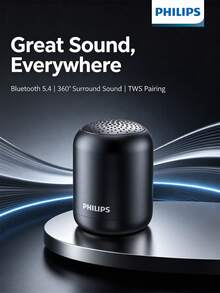 PHILIPS TAS1110 Wireless Bluetooth Speaker Portable Mini Phone Speaker With Deep Bass - View 5