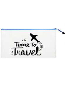 Large Capacity Multi-Function Document Storage Bag, Airplane Theme Mesh Document Storage Bag/Passport Organizer, Portable ID Card, Boarding Pass, Card Holder, Passport Storage Bag For Travel, Transparent Storage Bag, Holiday Gift, Travel Gift - Multicolor - View 15