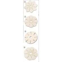 4/1pc Flower-Shaped Wooden Round Disc Weaving Tool, Braiding Combination Rope, DIY Jewelry Making, Handmade, Lightweight Weaving Auxiliary Tool, Jewelry Making Tool, Suitable For DIY Enthusiasts - Multicolor - View 15