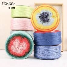 500g Gradient Ombre Cake Yarn Set, Macaron Color Soft Fine Yarn For Hand Knitting Crochet, DIY Scarf Shawl Bag Sweater Craft Yarn - 1 Piece - View 9