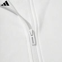 Jaket Hoodie Olahraga Unisex Adidas Terbaru, Sweatshirt Kasual JN8452 - Light Grey - View 4