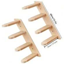 1pc Cat Wall Shelf And 1pc Perch, Tassel Cat Hammock, Cat Ladder, Modern Cat Furniture Suitable For Sleeping, Playing And Climbing - Apricot - View 4