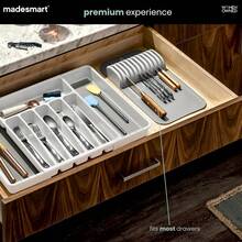 Alas Penyimpanan Pisau Silikon 5 Slot & 11 Slot/11 Slot yang Dapat Dilepas - Rak Penyimpanan Meja Dapur Antibakteri, Pegangan Ergonomis Anti Selip, Untuk Penyimpanan dan Pengeringan Pisau - Warna Solid - View 4