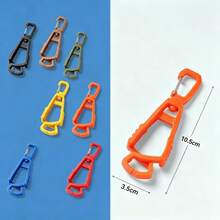 7pcs Mixed Color 8-Shaped Glove Clips With Drawstring Storage Bag, Plastic Carabiner Glove Hooks, Portable Work Glove Storage Clips, Suitable For Outdoor, Gardening, Hiking, Construction - Multicolor - View 4
