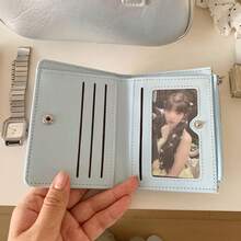韓式多功能可折疊拉鍊錢包 - 彩色 - 查看 3