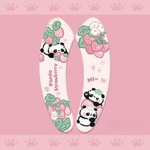 1 Pair Self-Adhesive Panda Toilet Seat Covers, Reusable Toilet Stickers, Suitable For All Uses, Trimmable, For Bathroom And Toilet - Multicolor - View 5