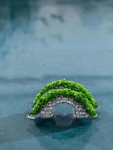 Miniature Stone Bridge, Suitable For Micro Landscape, Zen Garden, Bonsai Decoration, Figurine DIY Garden Decor, Handmade Miniature Architectural Decoration, Yard And Patio Scene Decoration, Can Be Combined With Pool Fence - A - View 5