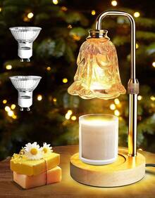 Calentadores de velas aromáticas con altura ajustable, diseño vintage, en una elegante caja de regalo, un regalo detallista para mujeres en cumpleaños, bodas o inauguraciones de casa. - 1PC - Ver 4