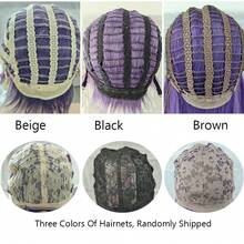 Perple Men Synthetic Short Straight Wigs Middle Part Anime Game Cosplay Fluffy Heat Resistant Wig For Daily Party - Purple - View 11