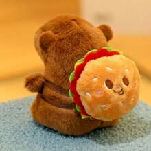 Capybara Plush Doll Cartoon Keychain Pendant, Soft Plush Doll Backpack Pendant, Car Bag Keychain Decoration Gift Keychain, Capybara, Capybara Plush, Capybara, Crochet Capybara, Capybara Bag - Multicolor - View 6
