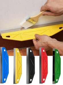 Professional 12-Inch Heavy Duty Metal Paint Trimming Tool With Ergonomic Handle And Blade, Suitable For Precise Trimming, Wallpaper Cutting And Wall Paint Isolation System, Durable Yellow Trimmer For Home And Commercial Use - Multiple Styles - View 1