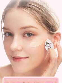 6pcs/1pc Christmas-Themed Finger Puff – Suitable For Both Wet And Dry Use; Ideal For Applying Makeup To Areas Like The Corners Of The Mouth And Eyes; Suitable For All Skin Types; The Perfect Christmas Gift. - Multicolor - View 2