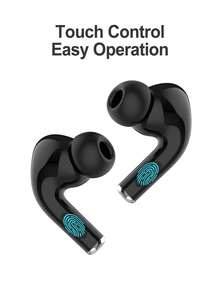True Wireless Bluetooth Earbuds With Built-In Microphone For Clear Calls, Long Battery Life, Sweat-Resistant Design, Compatible With IOS And Android Devices, Suitable For Fitness, Running And Daily Use - White - View 3