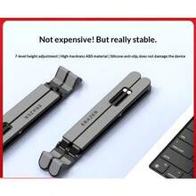 Lenovo Foldable Laptop Stand,7‑Level Adjustable Aluminum Alloy Notebook Riser,Hollow Cooling Design With Silicone Anti‑Slip Pad, Portable Desktop Support For 11‑17.3 Inch Laptops & Tablets For Office Study Travel - View 11