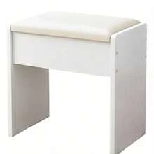 Silla De Tocador Moderna  Para Sala De Maquillaje,Silla de cómoda,Silla de dormitorio,  Exquisito y pequeño - Negro - Ver 1