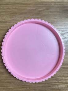 1pc Round Storage Tray, Coffee Table Tray, Jewelry Tray, Designed For Women, ABS Plastic Material, Used For Storage And Organization, Suitable For Home, Bedroom, Vanity, Dining Room, Kitchen Countertop, Bathroom And Other Daily Use, Room Decor, Jewelry Storage Box, Wedding - Multicolor - View 12