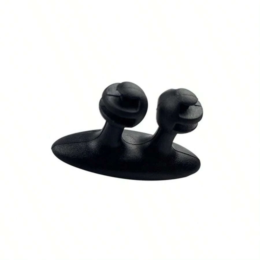 Pengatur Kabel Pengisian Daya Mobil, Klip Kabel Data Perekat Diri, Klip Penyimpanan Kabel Headphone, Klip Pengatur dan Penjepit Kabel - Hitam - View 1