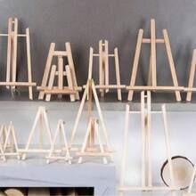 Adjustable Height Wooden Tripod Easel, Artist Painting Canvas Display Stand, Art Drawing Supply - A - View 10
