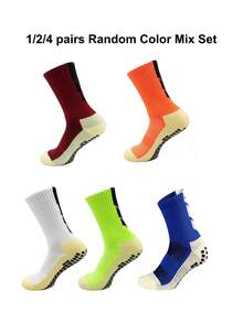 1/2/4 Pasang Kaos Kaki Olahraga Pria Anti Selip, Cocok untuk Kebugaran dan Olahraga, Ukuran yang Direkomendasikan 36-44 - MultiWarna - View 2