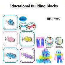 Soft Jelly Transparent Building Blocks Set, Flexible TPE Colorful Transparent DIY Construction Toy Kit, Bendable Stacking Puzzle Blocks, For Open-Ended Creative Building Games, Stress Relief, Suitable For Children, Teenagers, Adults, Also For Family Indoor Game Time, Birthday, Christmas Holiday Gifts, Imagination Development And Creative Craft Activities - Multicolor - View 11
