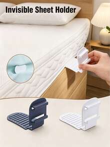 Bed Sheet Anti-Slip Fixing Clips, Duvet Cover Clips, Multi-Functional Bed Sheet And Mattress Clips, Anti-Shift Clips, Bed Rail Anti-Shift Clips, Bed Sheet Fixing Clips - Multicolor - View 2