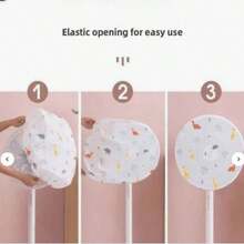 10pcs Household Electric Fan Dust Cover, Washable Waterproof Fan Protective Sleeve, Drawstring Elastic Opening Design For Tight Fit And Anti-Slip, Waterproof Fabric Effectively Prevents Dust - Multicolor - View 1