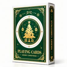 Christmas Playing Cards, Standard Poker Cards, Christmas Gift, Family Game Party, Christmas Themed Playing Cards - Red - View 9
