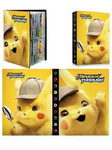 asmodee 1pc Pokémon Game Card Album, Card Storage Photo Album, Card Collection Book For Pocket Monsters, 120 Card Slots, Max Capacity 240 Cards (Cards Not Included) - 120-slot - View 3