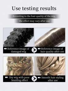 11PCS Lace Wig Styling & Care Set With Fine Mist Spray Bottle, Wig Care Spray, Leopard Paddle Brush, Edge Brush, Styling Comb, Hair Clips And Loop Styling Tools For Professional Salon And Home Wig Maintenance - 100ml - View 4
