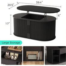 Sofa & Console Tables - Black - View 2