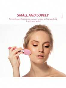6pcs Makeup Sponge Set With Handle, Dual-Use Wet & Dry Makeup Brushes, Suitable For Foundation, Concealer, Blush, Highlighter, Portable Makeup Sponges - Multicolor - View 5