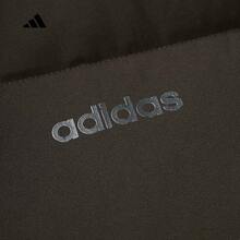 Adidas Long Hooded Down Jacket, Thick Warm Sports Coat, Cold-Proof Outerwear For Men And Women, KC2163 - Brown - View 5