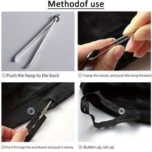 1pc Elastic Band Threader/Puller (Sewing DIY Tool, Waistband Threading Needle), Threading Needle Clip, Threading Band Tool, Home DIY Threading Tool - Opening - View 7
