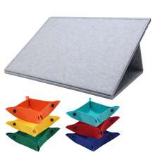 1000pc Jigsaw Puzzle Board | With Dust Cover, Stand And 6 Sorting Trays - Light Grey - View 1