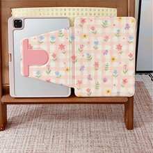1件平板電腦保護殼，相容於 iPad 11/A16/10th/Air4/5/6/Pro 12.9/2024/2025/2020/2021/2022/2023/10.2/10.9/Mini7，相容於 Galaxy Tab A8/A9 Plus/S6 Lite/S7/S9FE PLUS/S10 Plus，相容於 5/5pro/6/6pro/7/7pro/6s Pro，適用於工作、旅行和居家使用，可折疊平板電腦保護殼 - 彩色 - 查看 7