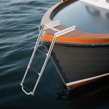 Telescopic Ladder Boat Ladder,Ladders Extendable 3 Step, 661lbs Deck Mount - YDFK36-001000@Color - View 3