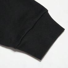 Adidas Spring/Autumn Unisex Elegant Fashion Casual Comfortable Pullover Crew Neck Sweatshirt Top IX4236 - Black - View 4
