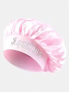 1PC 12 Zodiac Signs Personalized Satin Sleep Cap Beauty Hair Bonnet Headscarf Suitable For Daily Use - Multicolor - View 9
