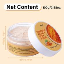 Turmeric Foot Scrub, Mild And Fine Scrub Particles Deep Cleansing, Softening Chicken Skin, Creating Even Skin Tone, Making The Skin Look Smoother And More Delicate, Suitable For All Skin Types - Turmeric - View 8