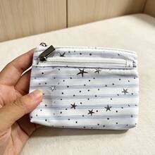 Korean Style Cute Printed Coin Purse, Student Striped Cartoon Small Bag, Multi-Functional Versatile Wallet, Suitable For Daily Outings Storage And More, Also A Top Choice For Holiday Gifts - Multicolor - View 6