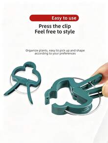 20pcs Garden Plant Clips, Plastic Gardening Clips, Butterfly Orchid Tomato Vine Branch Fixing Support Clips - A - View 9