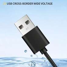 Đèn LED bể cá 8W, đèn quang phổ đầy đủ hỗ trợ tăng trưởng cây thủy sinh cổng USB, đèn bể cá điều chỉnh độ sáng, xoay 360°, phù hợp cho bể cá nước ngọt/nước mặn, bể cá nhỏ, thúc đẩy sự phát triển của cây và cá - Đèn chiếu sáng bể cá, phù hợp cho những người đam mê nuôi cá cảnh - Nhiều màu - Xem 9