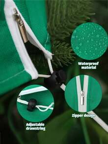 Plant Frost Protection Cover, Tree & Shrub Frost Blanket, Shrub & Flower Protection Cover, Green Non-Woven Fabric Winter Tree Frost Blanket, Reusable Zippered Plant Jacket, Durable Breathable Fabric Seasonal Plant Care, Tree Protection Wrap Bag - Multicolor - View 8