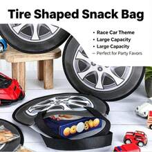 20/10/5/2 Paket Tas Tote Non-Woven Desain Hub Setir Balap, Kokoh dan Dapat Digunakan Kembali, Untuk Pesta Ulang Tahun, Kemasan Hadiah Permen dan Tas Snack, Perlengkapan Pesta Tema Sepeda Motor, Bahan Ringan - A - View 6