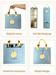 Cermin Lipat Ukuran Penuh dengan Tas Penyimpanan Portabel, Cermin Gantung Pintu, Cermin Rias Berdiri/Dipasang di Dinding, Pencitraan Definisi Tinggi, Cocok untuk Kamar Tidur, Asrama, dan Perjalanan - Cermin lipat - View 6